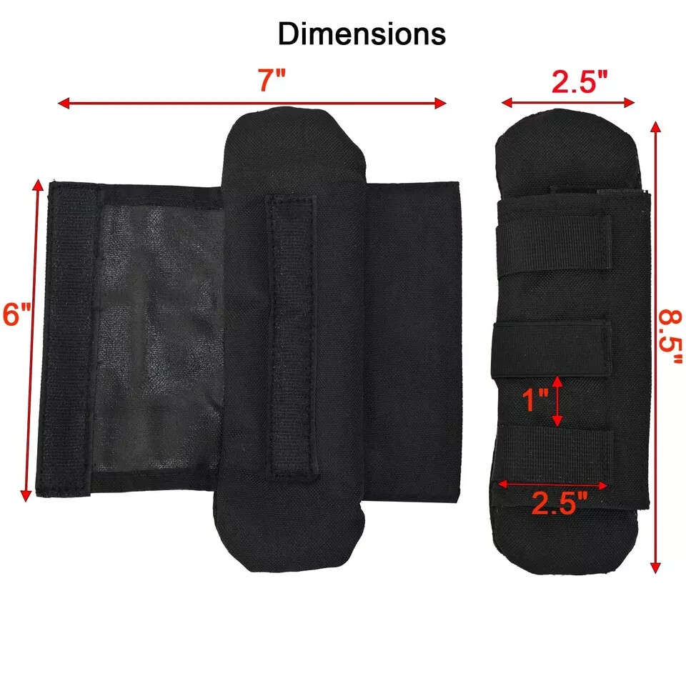 2 Pack Shoulder Strap Pad Vest Shoulder Strap Pads Backpack Strap Pads Fit 2''
