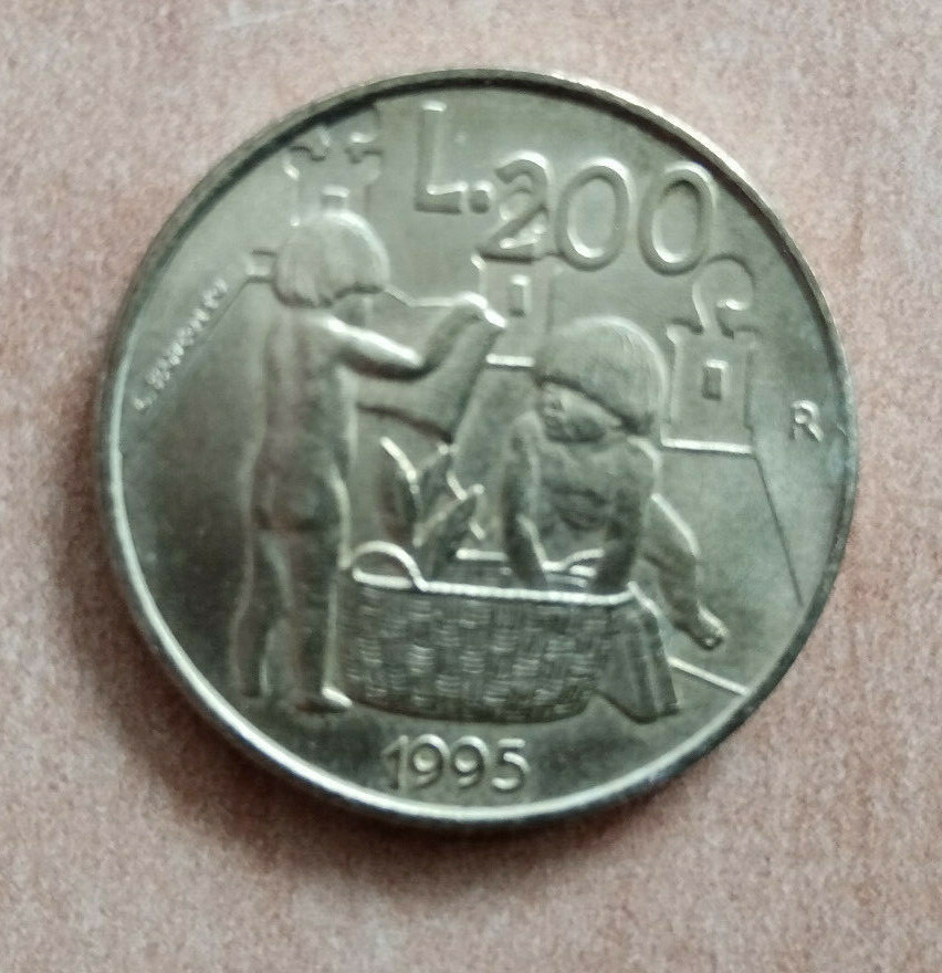 200 LIRE - SAN MARINO 1995 - EQUAL OPPORTUNITY