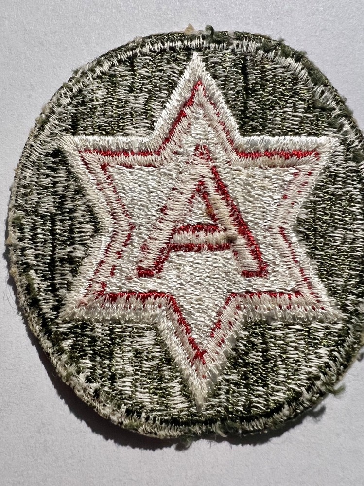 6th Army US Army Patch WWII Vintage