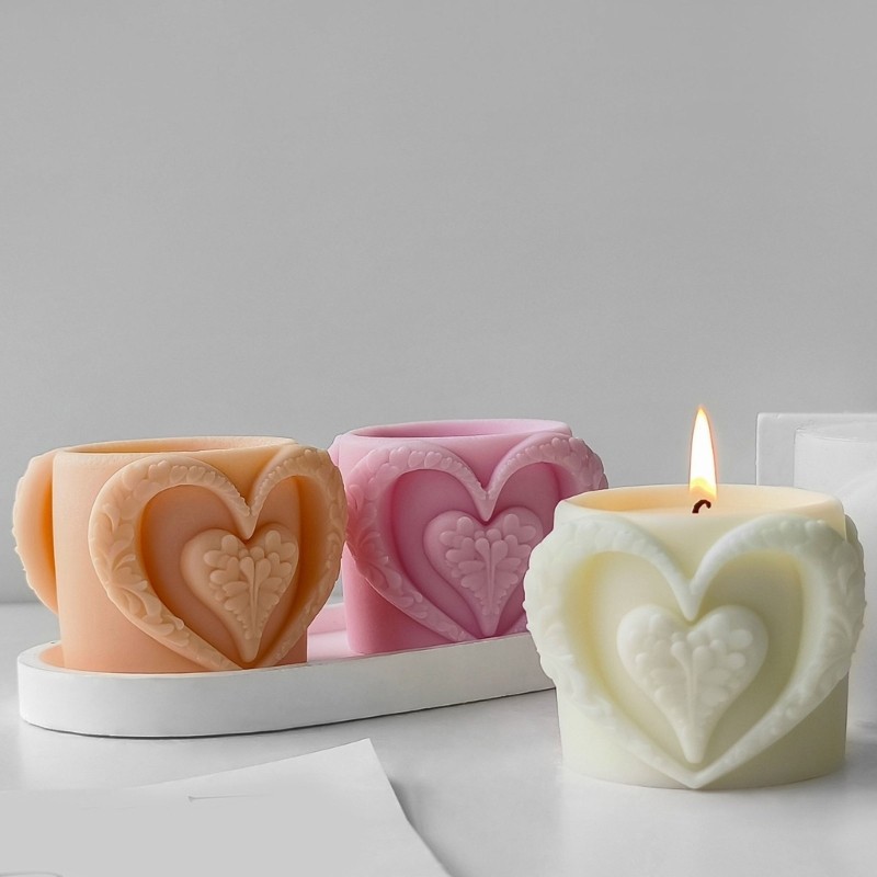 Soft Silicone Mold For Individualized Heart Cup And Decorations