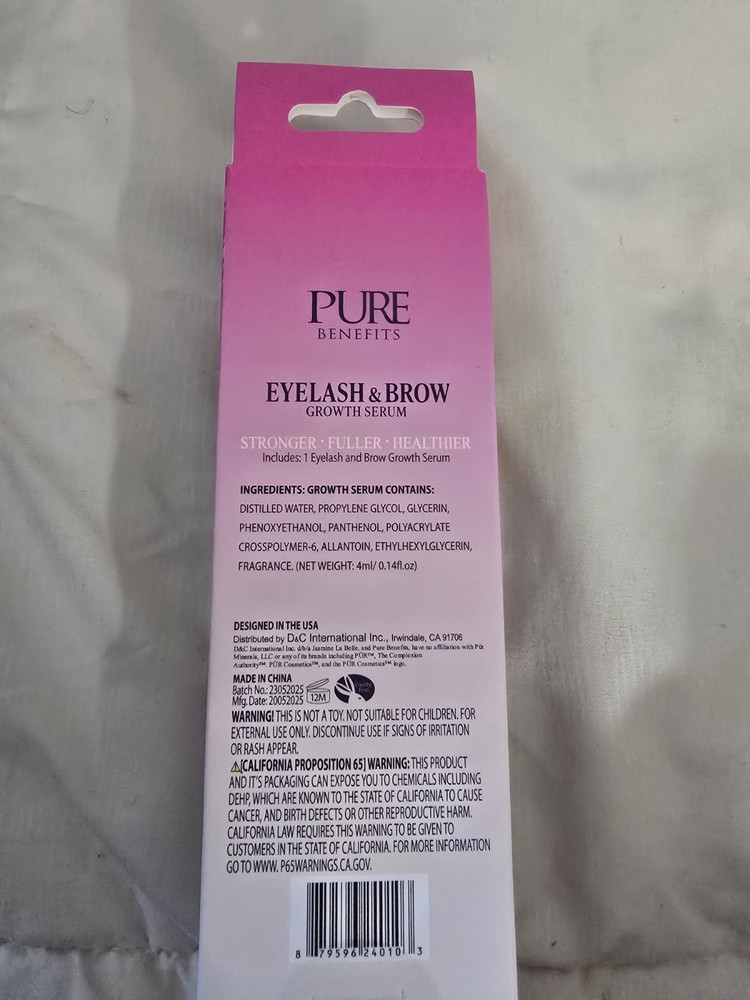 Pur Eyelash & Brow Growth Serum - Purple Packaging
