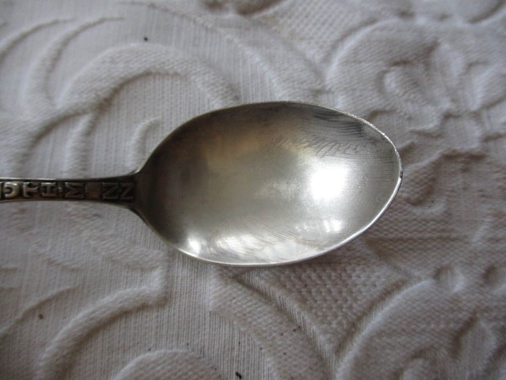 Sterling Silver Duluth Minnesota Souvenir Spoon P&W Co.