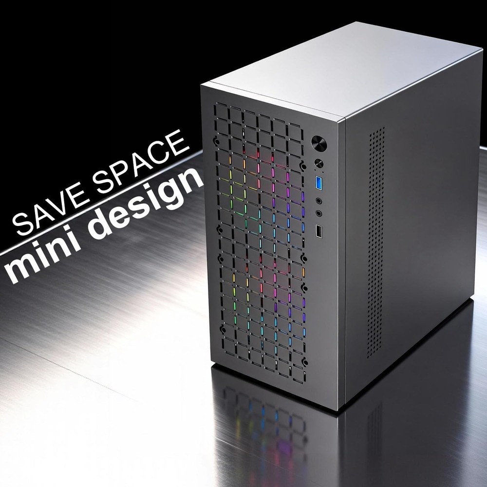 Durable Micro ATX Mini-Tower Case - Exceptional Cooling & USB Ports Included