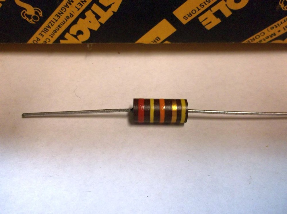 Stackpole  Carbon Comp Resistor RCR42GF243JS  24k  2 Watt 5%