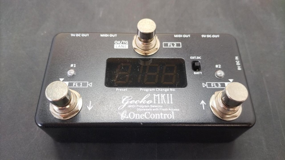 ONE CONTROL GECKO MKII  MIDI Controller From Japan