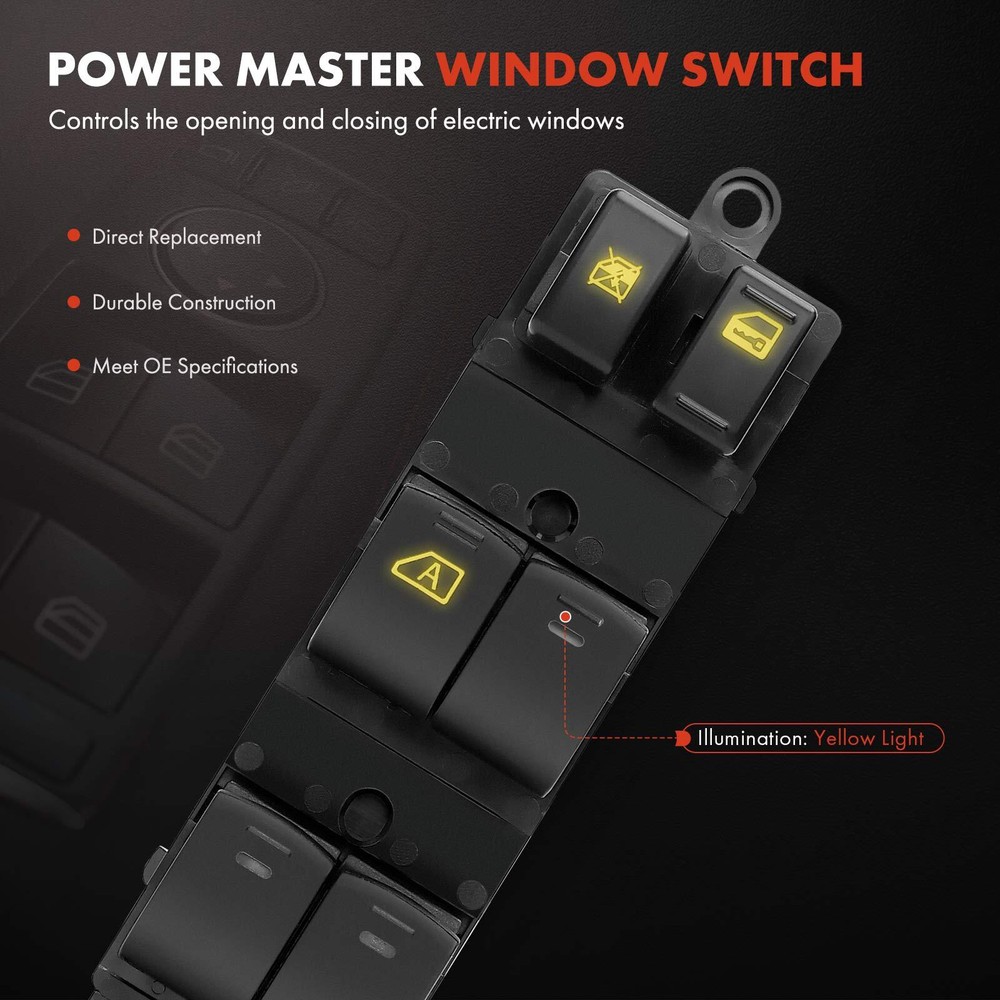 Master Power Window Switch For Nissan Sentra 2008 2009 2010 Front Left Driver