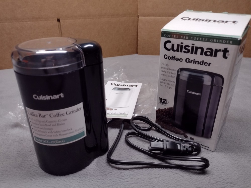 Cuisinart Coffee Grinder Model DCG-20BK New Open Box
