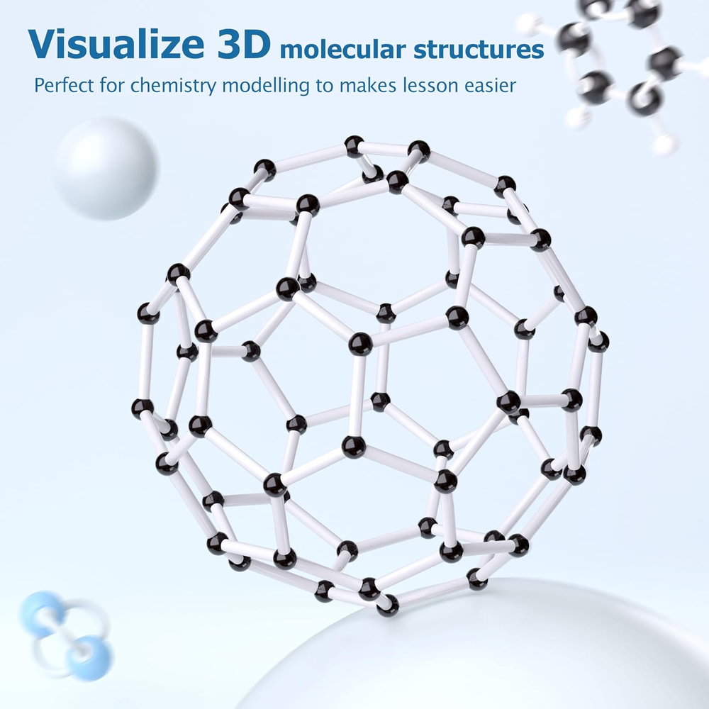 Molecular Model Kit, 444 Pcs Organic Molecular Chemistry Set, Atom Element Model