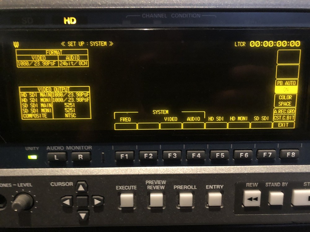 Panasonic AJ-HD3700B (w/UDC Board) Low Hours
