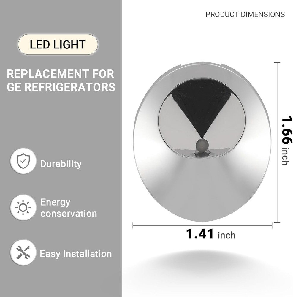 Upgraded LED Light Replacement for GE Refrigerators Fridge Light Bulb Replacemen