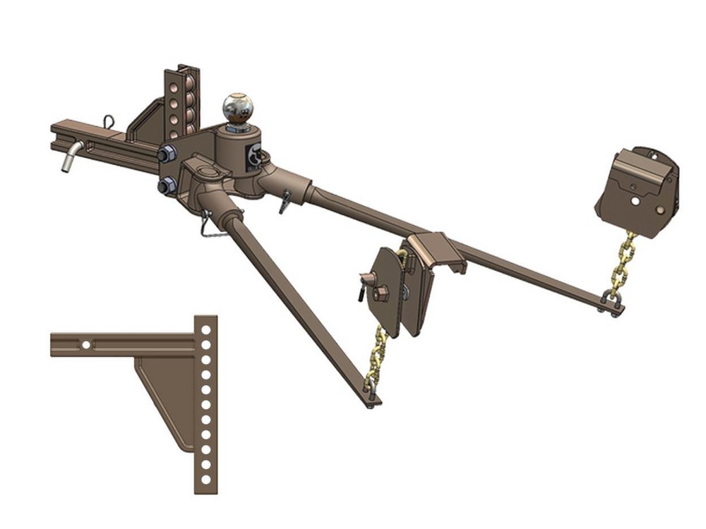 Blue Ox Trailer Weight Distribution Kit - SwayPro Weight Distributing System