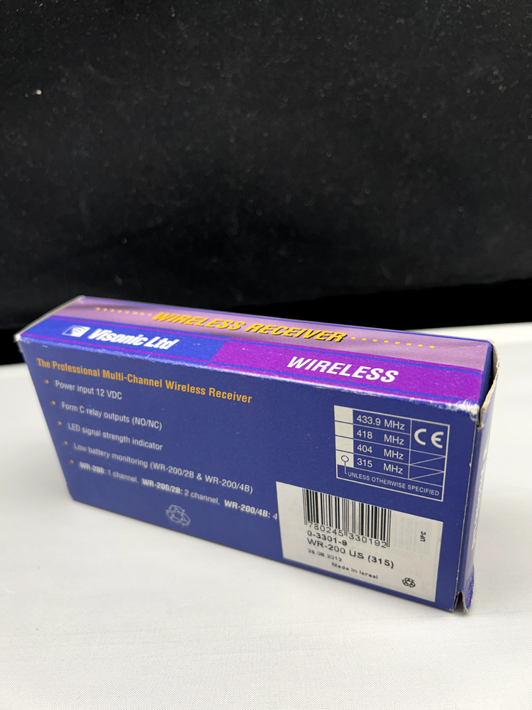 Visonic WR-200 2-Channel Wireless Receiver