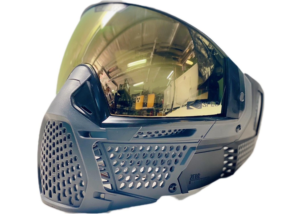 NEW Carbon CRBN Zero SLD Paintball Mask (Less Coverage) - Coal.
