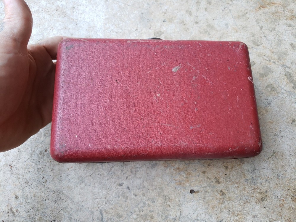 Starrett Universal Dial Indicator Set, No. 645, Back Plunger with Case & Box