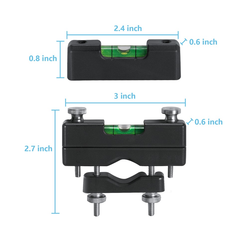 Bubble Level, Scope Mounting Kit, Precision Scope Level Bubble Clip& Levels&Case