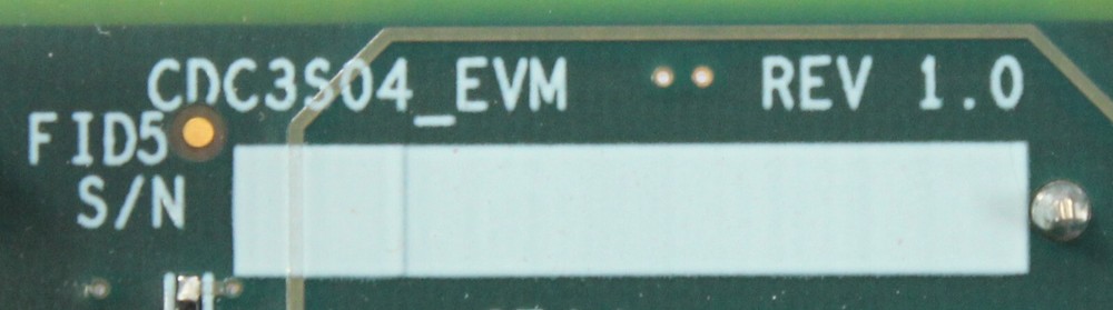 Texas Instruments CDC3S04EVM Clock & Timer Development Tools Module