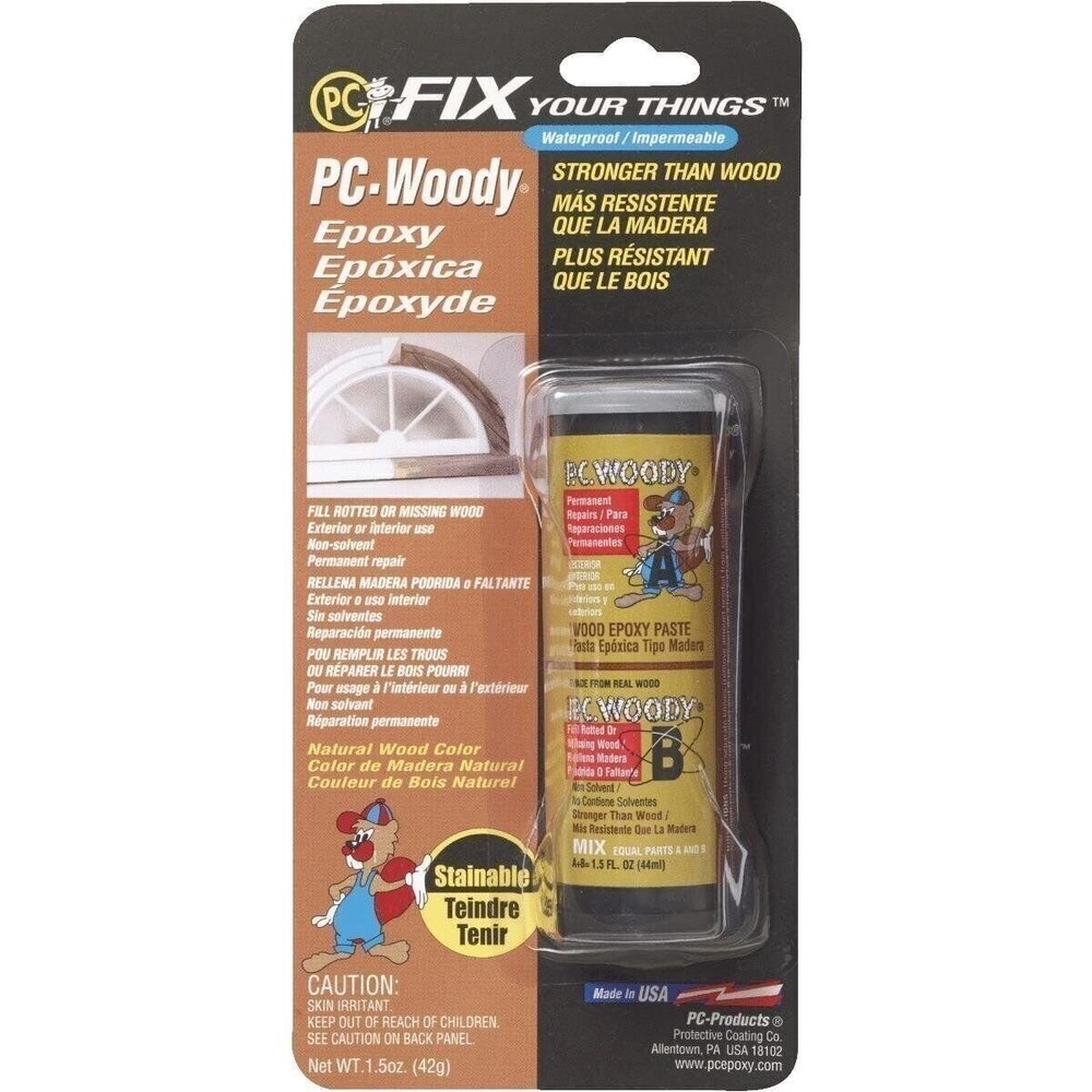 PC Woody 1.5Oz Wood Epoxy Paste