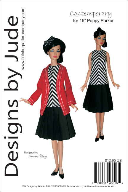 Contemporary Doll Clothes Sewing Pattern for 16" Poppy Parker Dolls Integrity