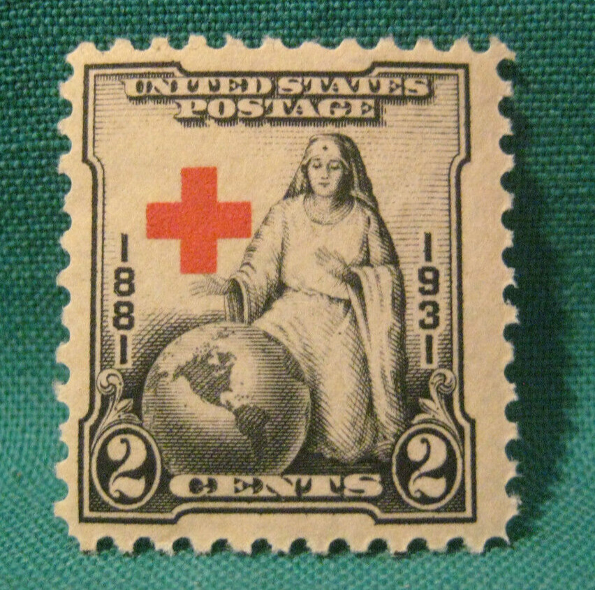 2c Red Cross-MNH Single-Scott #702-Issued 1931