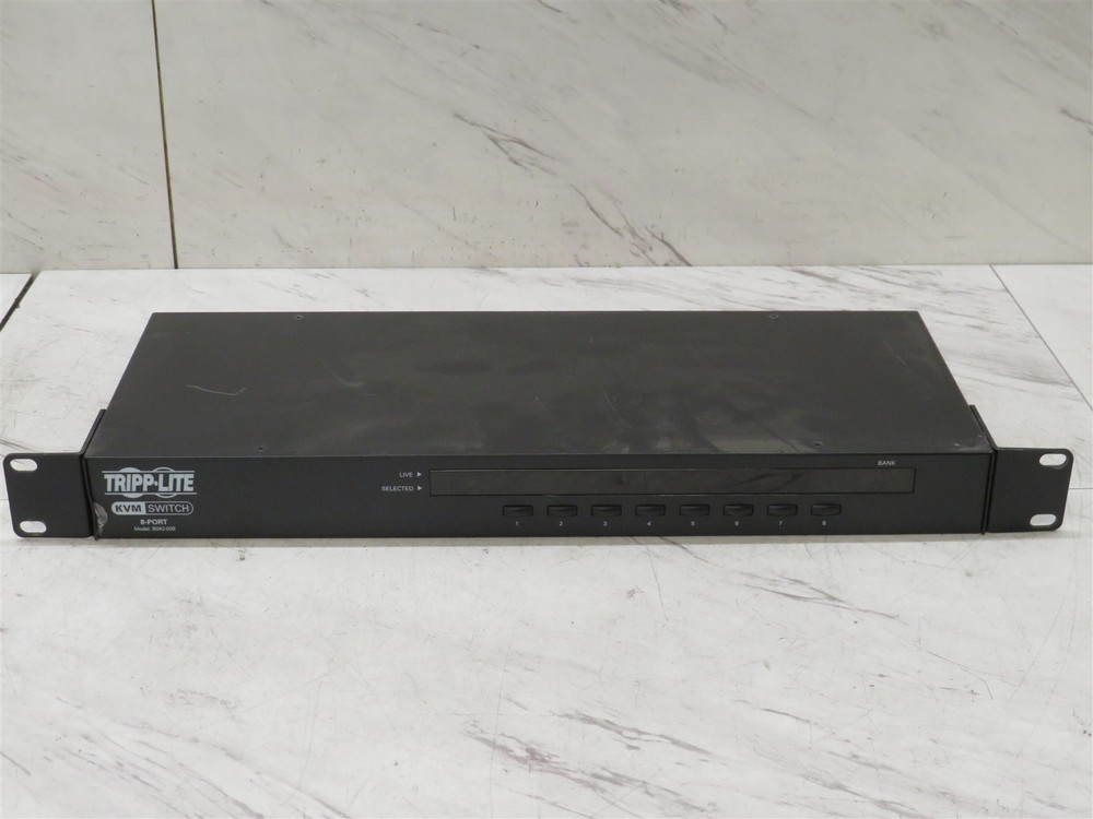 Tripp Lite NetController 8-Port Rack-Mountable KVM Switch USB-PS/2 B042-008