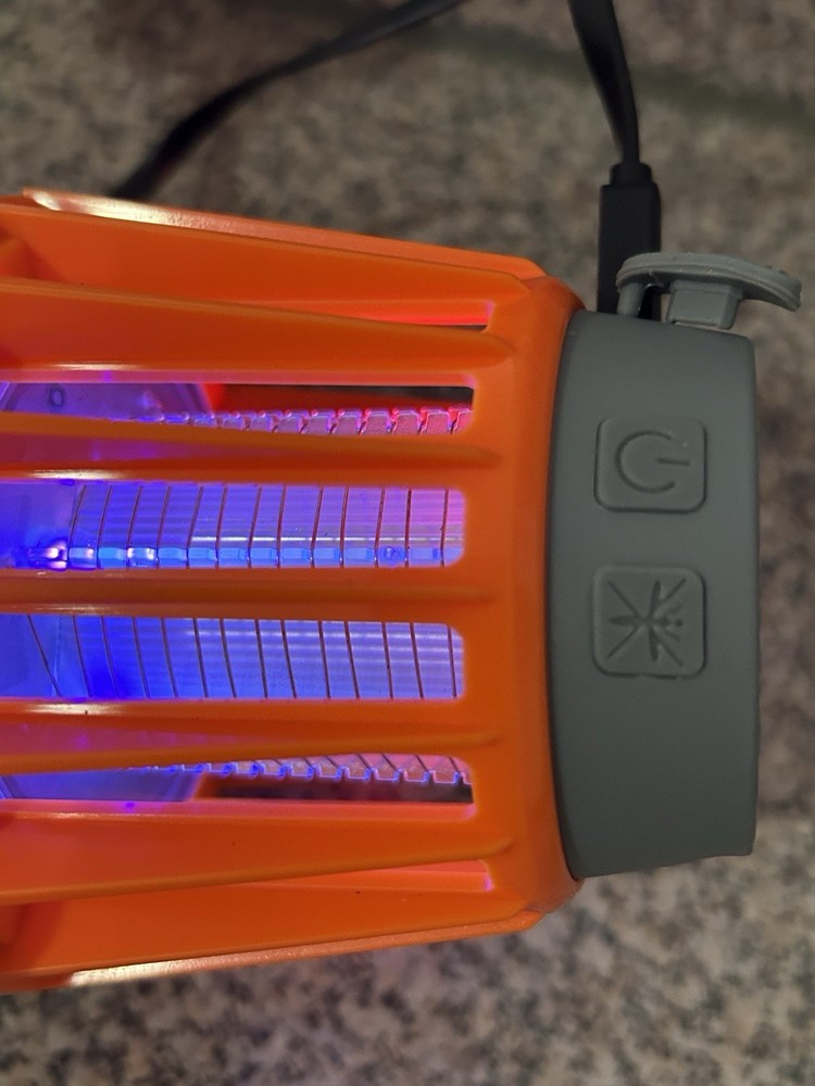 LED Camping Lantern Bug Zapper USB Rechargeable Mosquito Killer Light