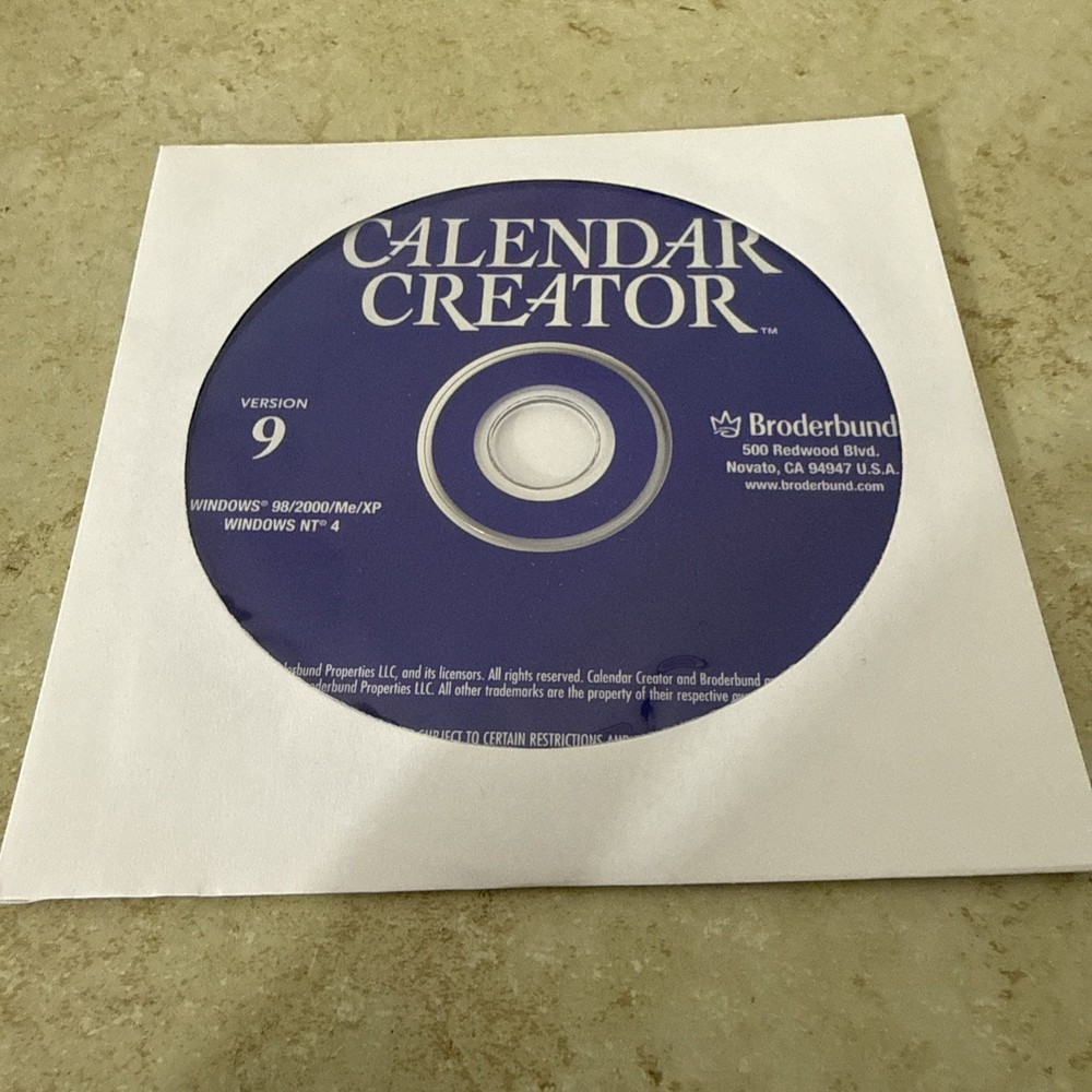 Calender Creator Version 9 For Windows