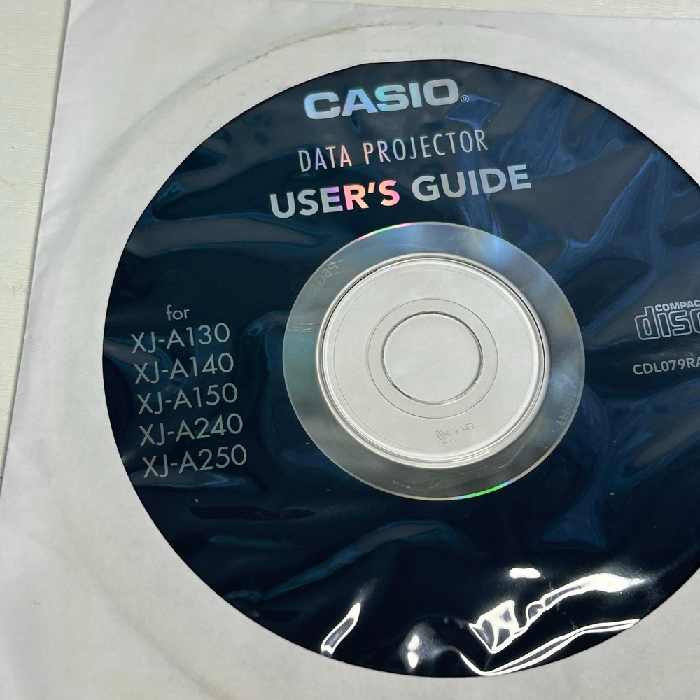 Casio Projector Tested HDMI VGA w Speaker Remote CD