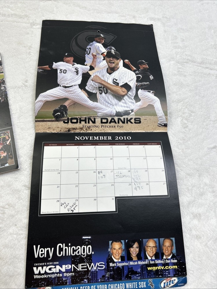 CHICAGO WHITE SOX Early 2010s CALENDARS 2010/2012/2013