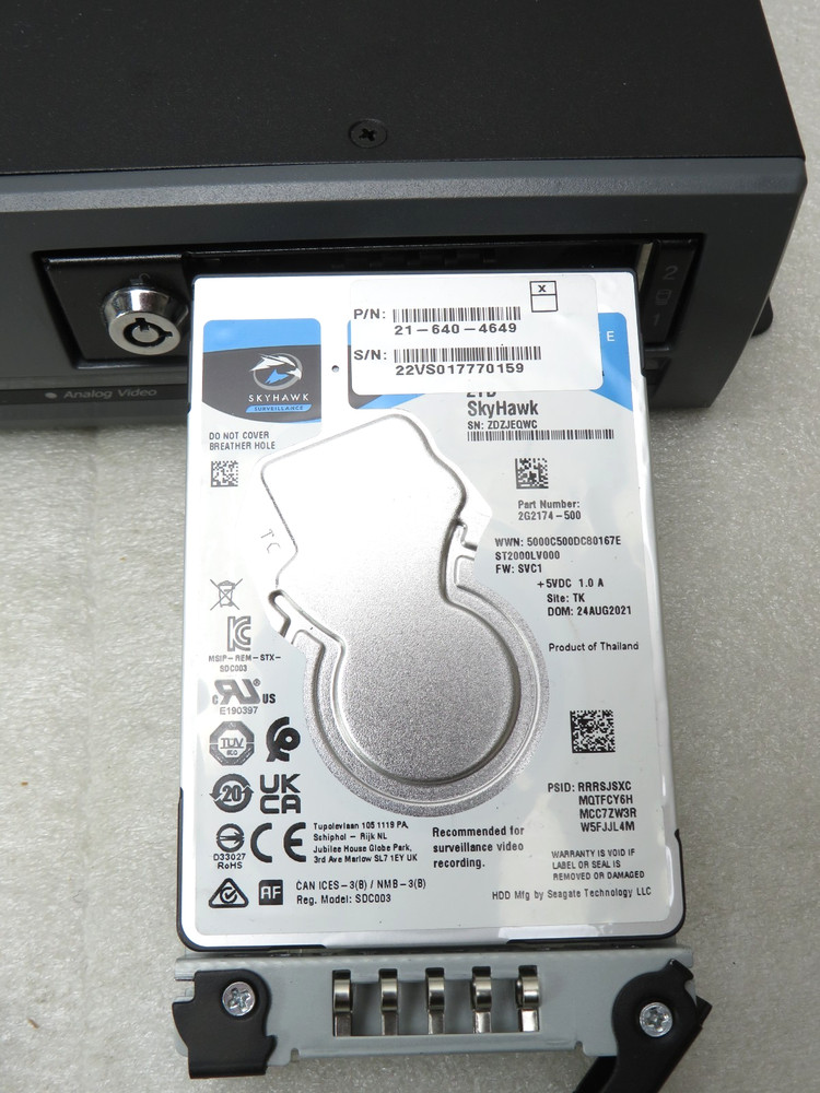 Verint WF-E40-4-2000R 4 Input Analog/IP Network Video Recorder [CTD]