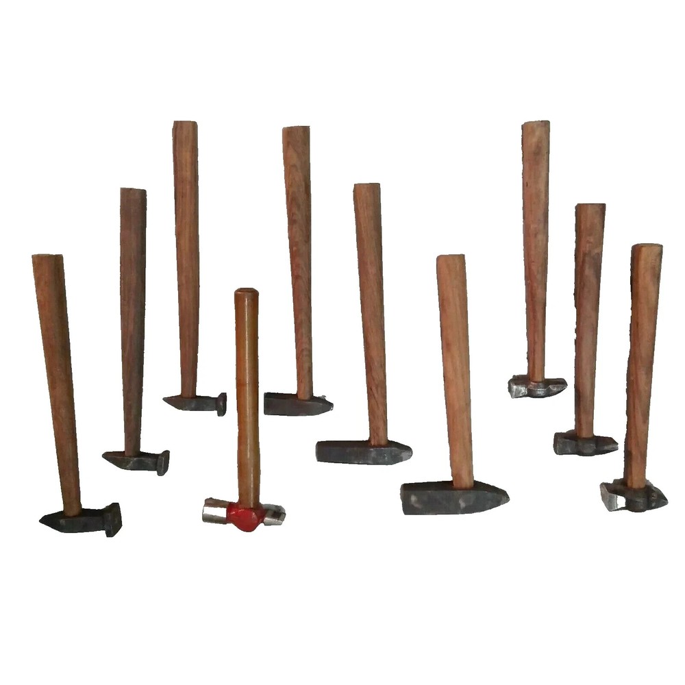 Set of 10 Black Iron Hammers - Blacksmith Useful Item