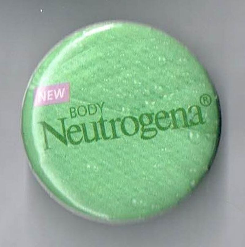 neutrogena Pin back Pin Back Button Pinback