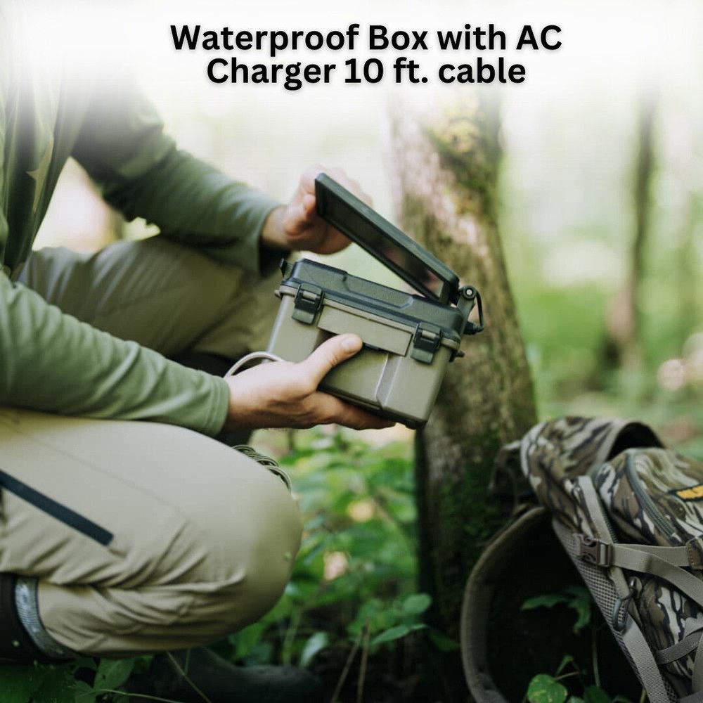 HME Trail Camera 12V with Solar Auxiliary Power Pack Bundle