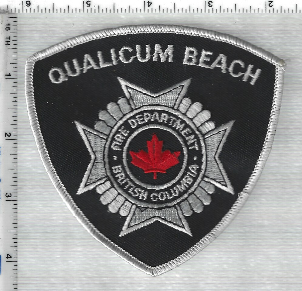 Qualicum Beach Fire Department (British Columbia, Canada) White Shoulder Patch