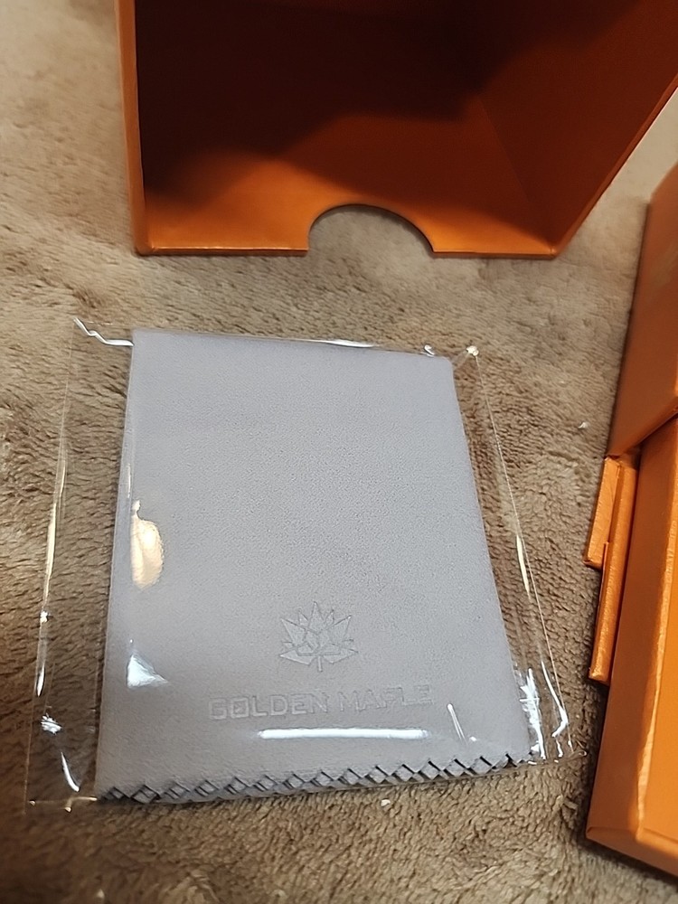 Golden Maple Watch Empty Box