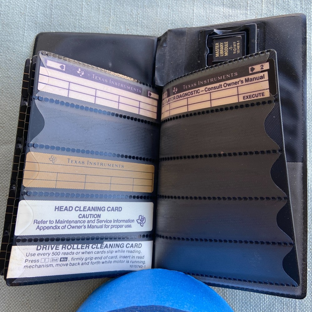 TI Solid State Software Calculator 1977 LE-01-LE-21 Master Library Module ML-02