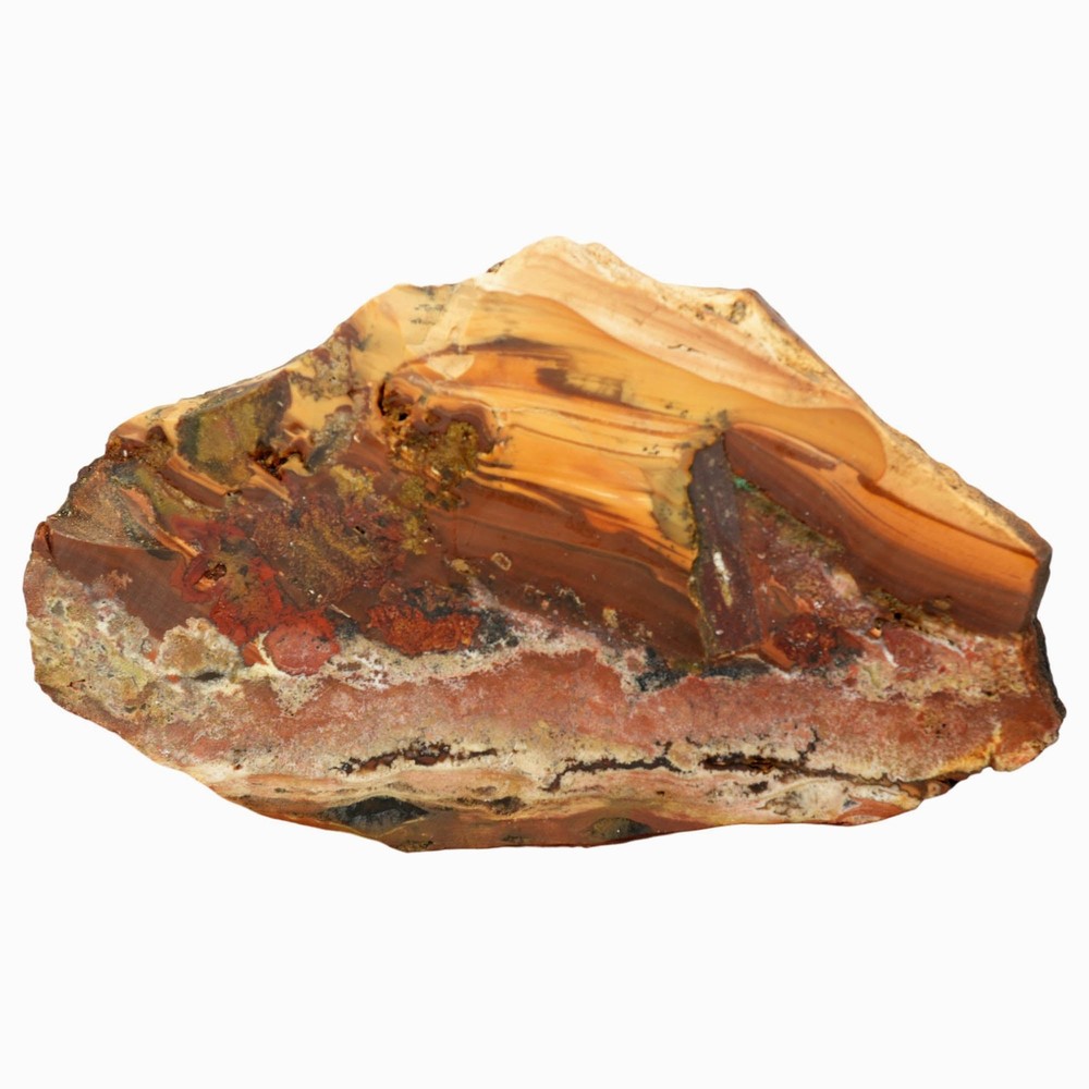 Rim Jasper Slab - Classic Pattern with Moss Agate