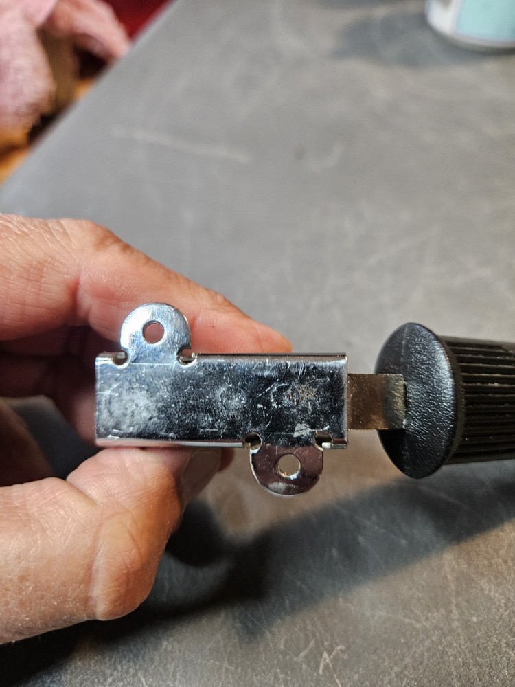 Vintage EKCO Pull through Knife Sharpene, Black Plastic Handle, Handheld