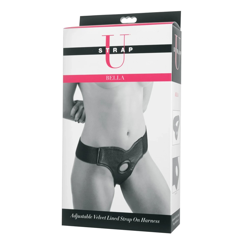 Strap U Bella Velvet Lined Elastic Strap On Harness