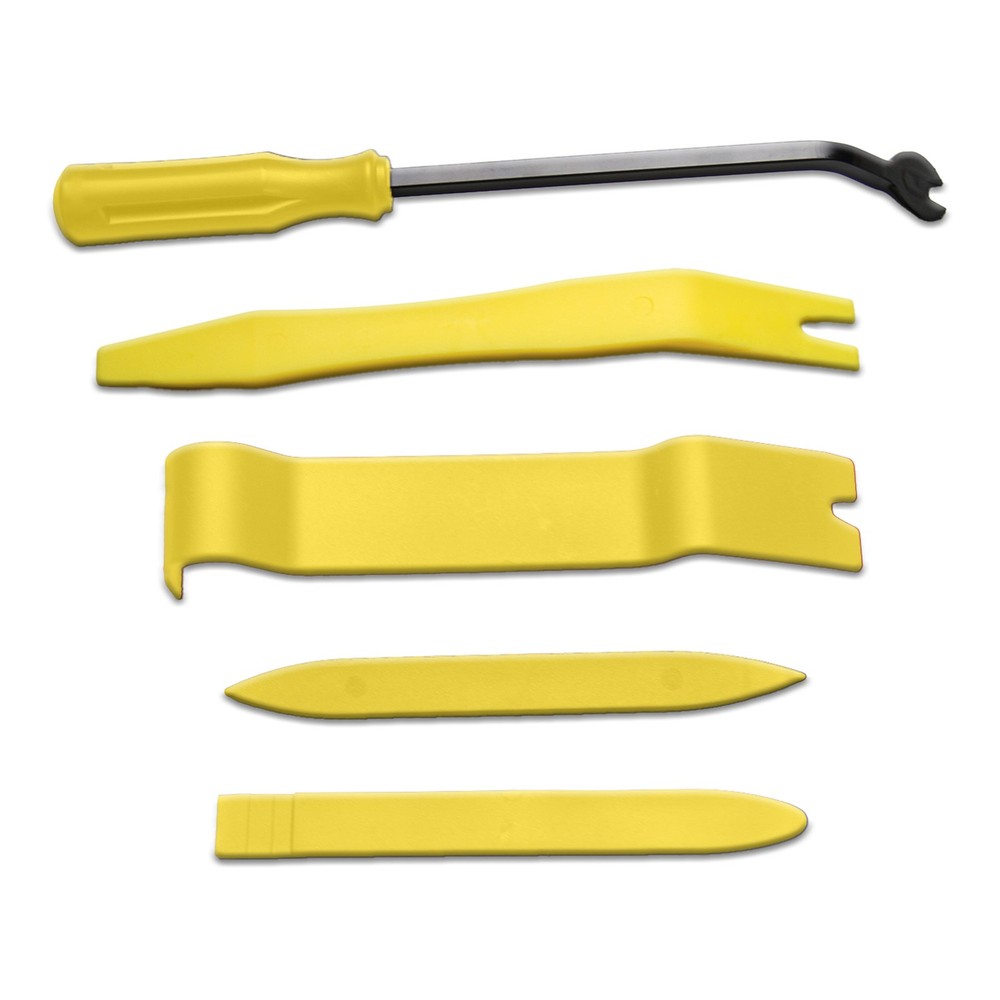TMAX 5pc Nylon No-Scratch Auto Trim Tool Kit for Panel & Audio Dashboard Removal