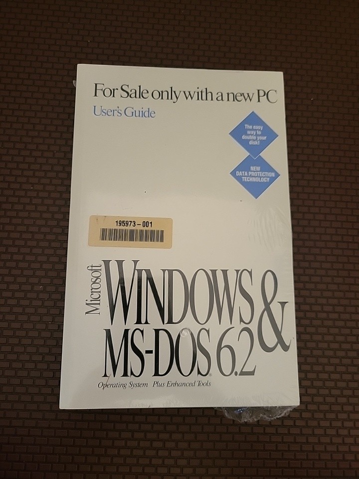 Microsoft MS-DOS 6.2 Operating System Plus Enhanced Tools User's Guide 1993