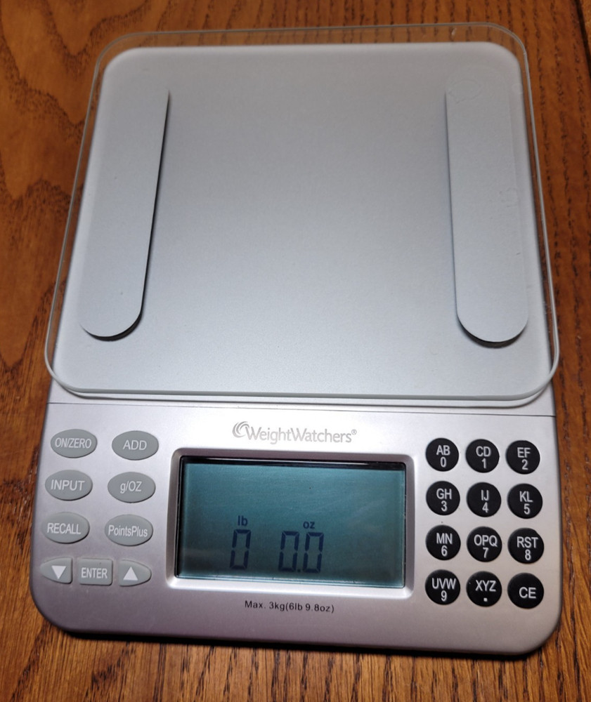 Weight Watchers Electronic Food Scale with Points Plus Values Tested & Working