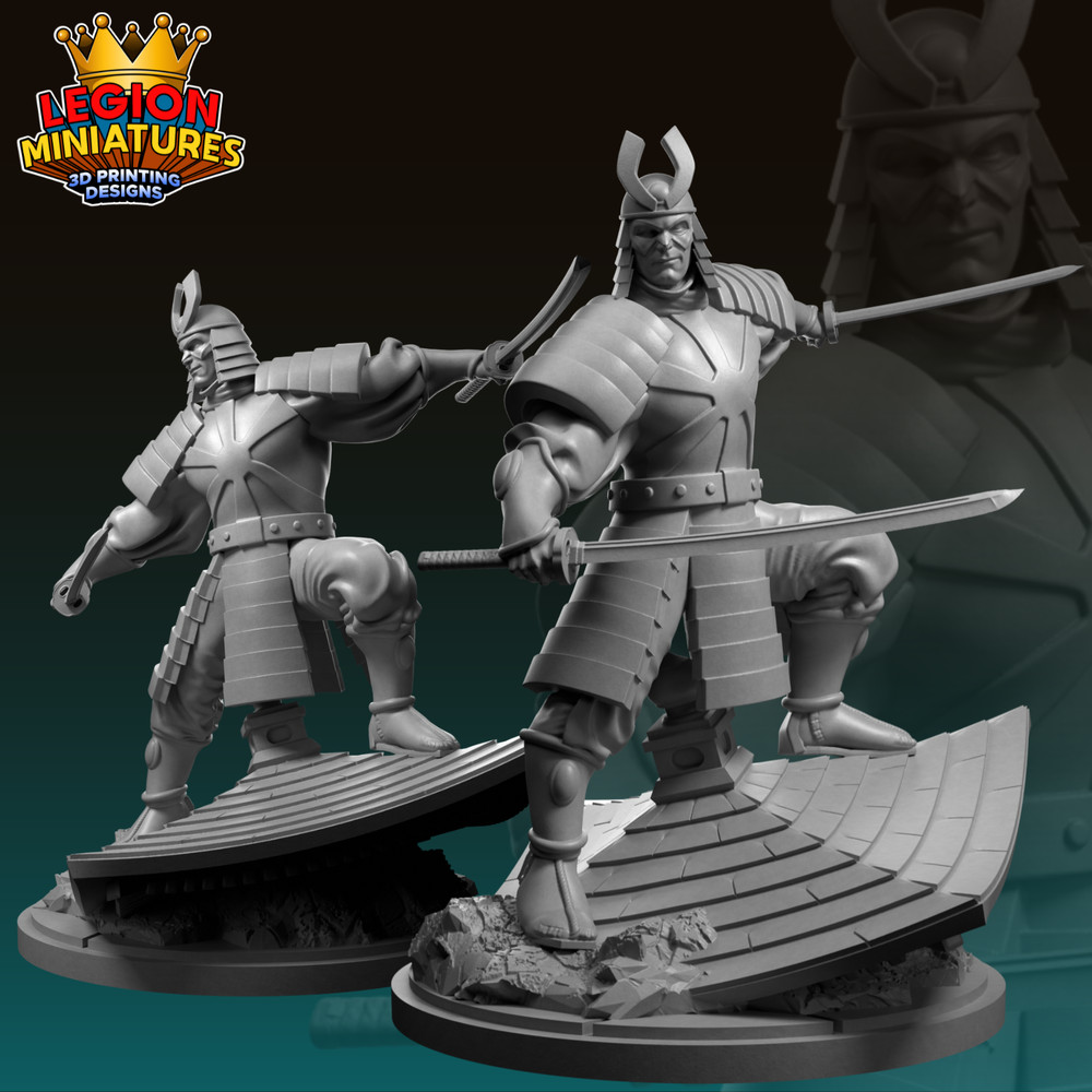 Silver Samurai Sculpture Statue Model Kit Marvel X-men Unpainted/Unassembled