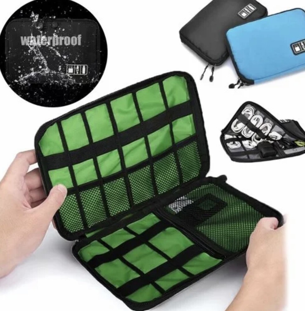 Electronics Accessory Organizer Bag Multipurpose Travel Storage Portable Case