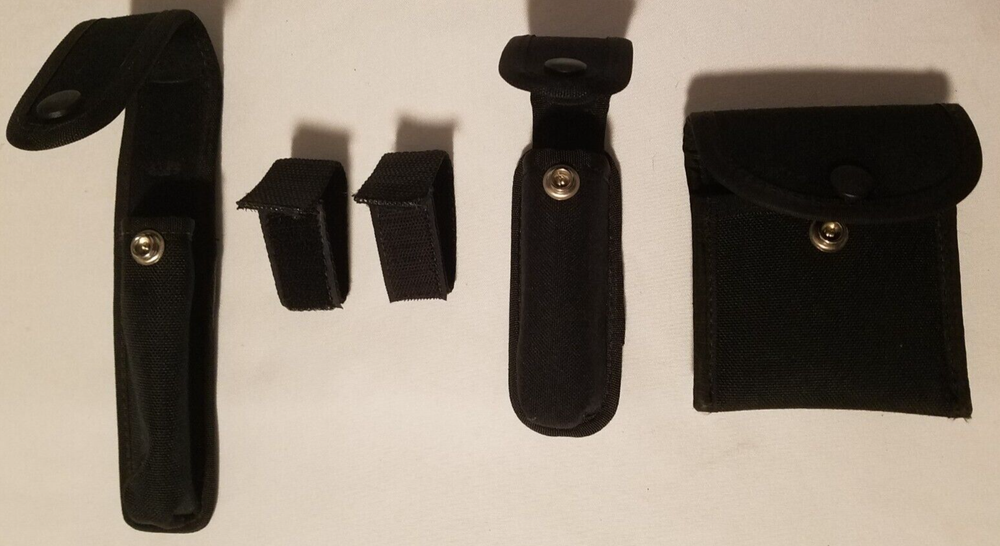Duty Belt with Three Pouches. FAST SHIPPING!