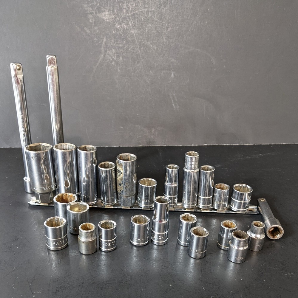 Socket Wrench Tools 3 Extensions 26 Pieces