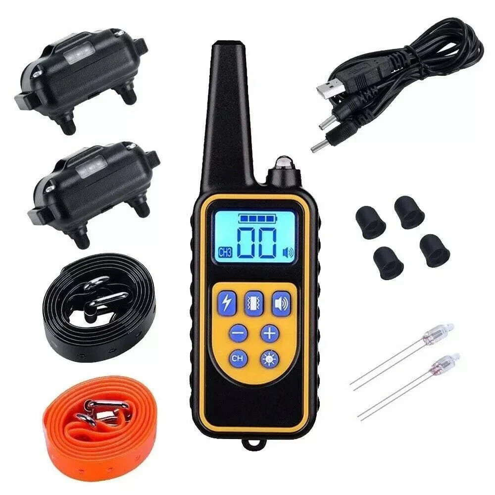 3000FT Remote Dog Training Collar – Rechargeable Shock, Vibration & Beep Trainer