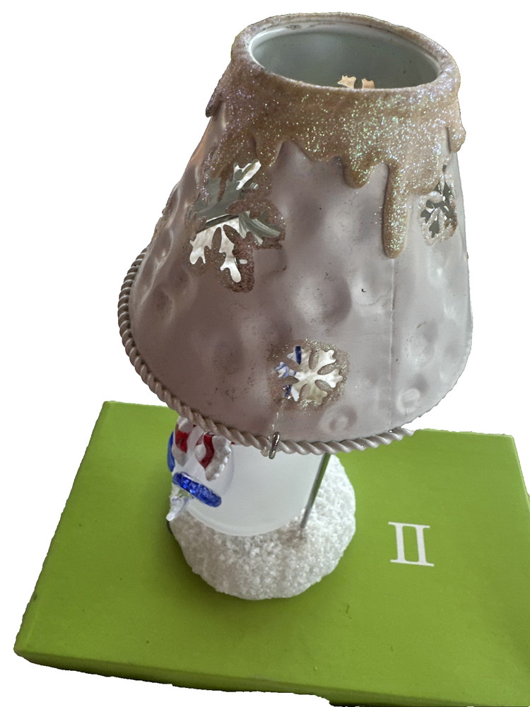 Snowman Tea Light Candle Lamp