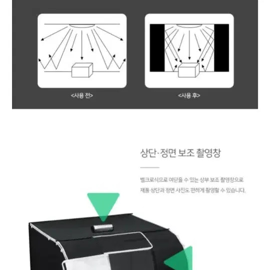 Coms Portable Mini LED Studio 100x100cm Photography Light