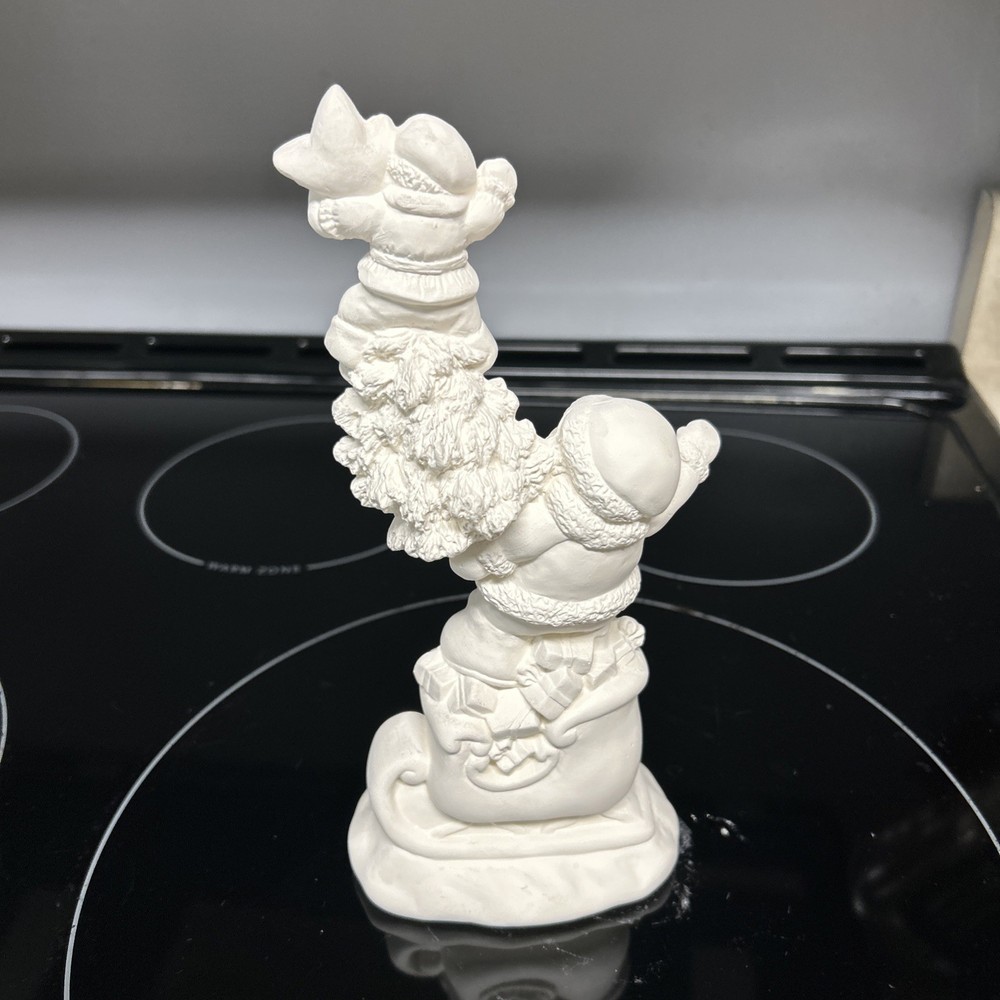 ceramic bisque ready to paint Santa, 9 In