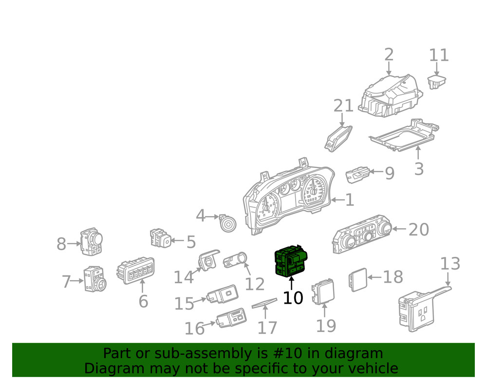 Genuine GM Switch 86515224